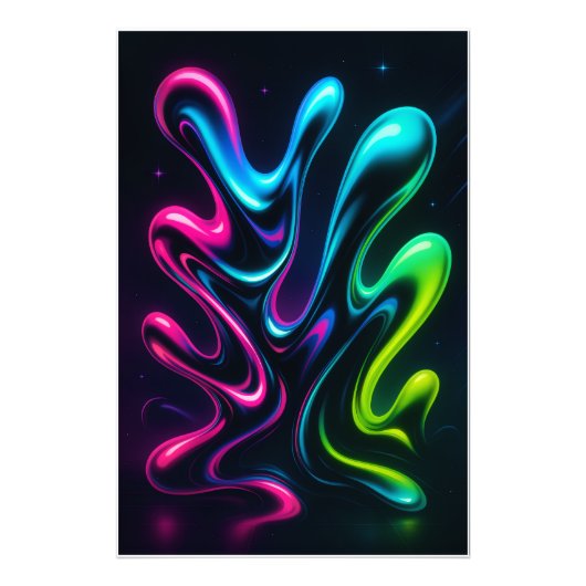 Neon Dreams II Poster & Drucke (Vorne)