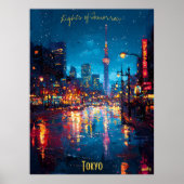 Neon Dreams of Tokyo - Ein schimmerndes Gedenken a Poster (Vorne)