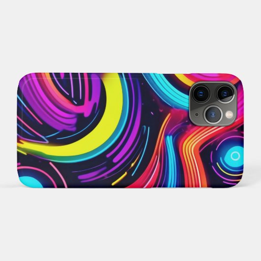 Neon Dreamscape Art Case-Mate iPhone Hülle (Rückseite (Horizontal))