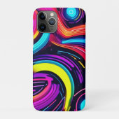 Neon Dreamscape Art Case-Mate iPhone Hülle (Rückseite)