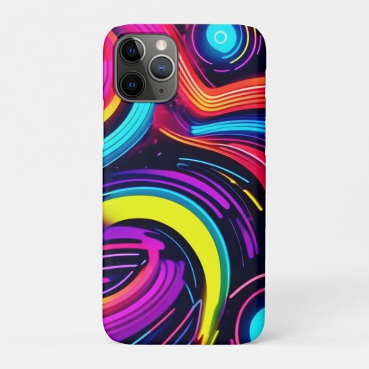 Neon Dreamscape Art Case-Mate iPhone Hülle (Rückseite)