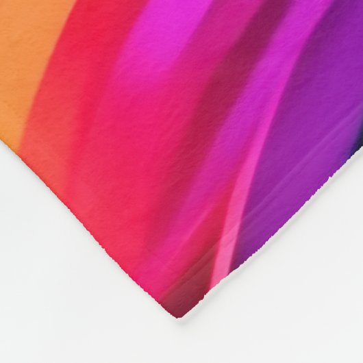 Neon Dreamscape Art Fleecedecke (Ecke)