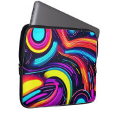 Neon Dreamscape Art Laptopschutzhülle (Vorne Rechts)