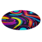 Neon Dreamscape Art Schneidebrett (Ecke)