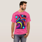 Neon Dreamscape Art T-Shirt (Vorne ganz)