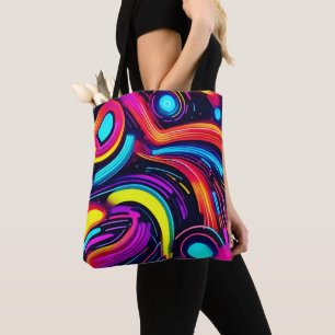 Neon Dreamscape Art Tasche