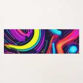 Neon Dreamscape Art Yogamatte (Rückseite (Horizontal))