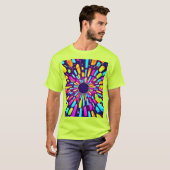 Neon Dreamscape: Eine psychedelische Reise T-Shirt (Vorne ganz)