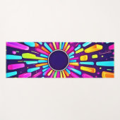 Neon Dreamscape: Eine psychedelische Reise Yogamatte (Vorderseite (Horizontal))