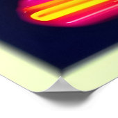 Neon Dreamscape Symphony Poster (Ecke)