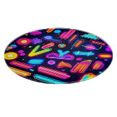Neon Dreamscape Symphony Schneidebrett (Ecke)