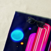 Neon Dreamscape Symphony Strandtuch (Beispiel)