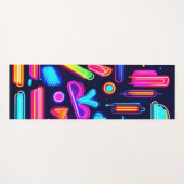 Neon Dreamscape Symphony Yogamatte (Vorderseite (Horizontal))