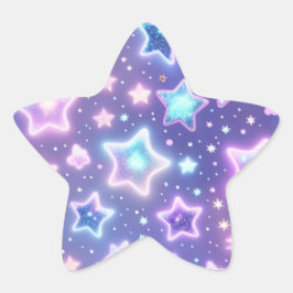 Neon Dreamy Stars Stickers