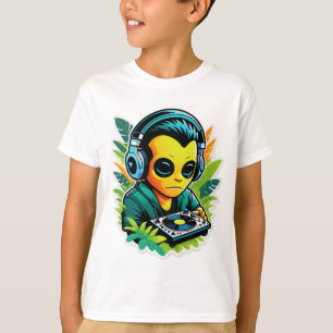 Neon-Dschungel-DJ-Vibes T-Shirt