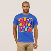 Neon Dynamic Fruchtmuster Art T-Shirt (Vorne ganz)