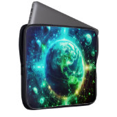 Neon Earth and Her Siblings on 15" Electronics Bag Laptopschutzhülle (Vorne Rechts)