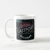 Neon Eastport Michigan Kaffeetasse (Links)