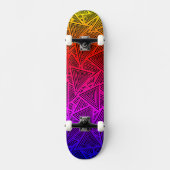 Neon Echo Triangle Pile Skateboard (Vorderseite)