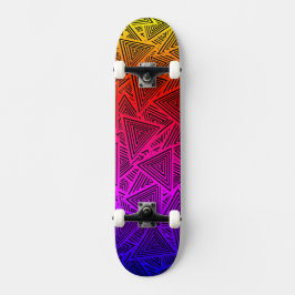 Neon Echo Triangle Pile Skateboard