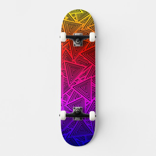 Neon Echo Triangle Pile Skateboard (Vorderseite)