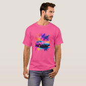 Neon-Echos Auto T-Shirt (Vorne ganz)