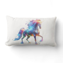 Neon-Einhorn-Kunst – Leuchtendes Fantasy-Pferd Reg