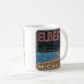 Neon Elberta Michigan Kaffeetasse (VorderseiteRechts)