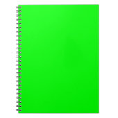 Neon Electric Green Solid Color | Classic Notizblock (Vorderseite)