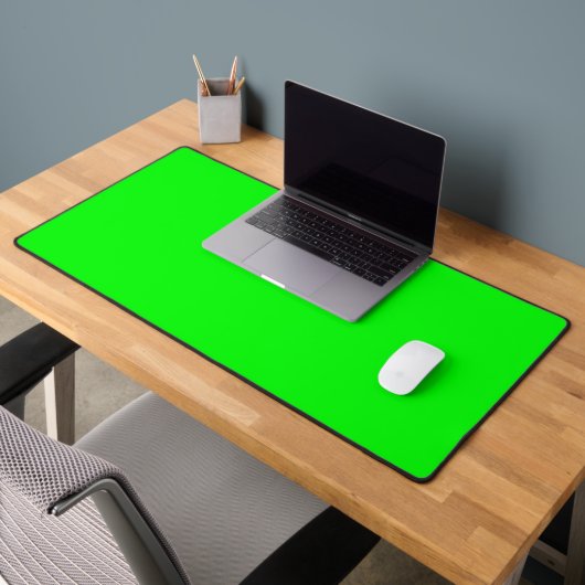 Neon Electric Green Solid Color | Classic Schreibtischunterlage (Büro 2)