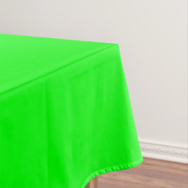 Neon Electric Green Solid Color | Klassisches Eleg Tischdecke
