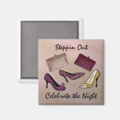 Neon Electric Steppin Out Magnet (Vorderseite/Rückseite)