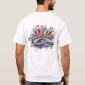 Neon Electric Venezia Pop Art T-Shirt (Rückseite)
