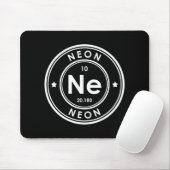 Neon Element Black Mouse Pad Mousepad (Mit Mouse)