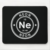 Neon Element Black Mouse Pad Mousepad (Vorne)
