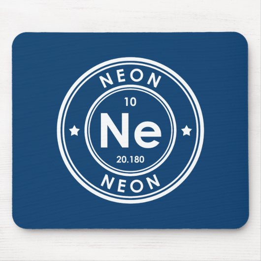 Neon Element Blue Mouse Pad Mousepad (Vorne)