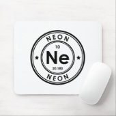Neon Element Mouse Pad Mousepad (Mit Mouse)