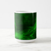 Neon Emerald Smoke Kaffeetasse (Mittel)