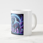 Neon Energy Tiger Jumbo Specialty Tasse Design. (Vorderseite Rechts)