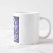 Neon Energy Tiger Jumbo Specialty Tasse Design. (Rechts)