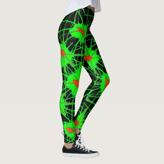 Neon Energy Web Leggings (Rechts)