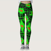 Neon Energy Web Leggings (Vorderseite)