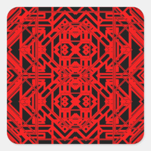 Neon Eon 12 Quadratischer Aufkleber