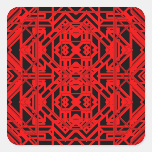 Neon Eon 12 Quadratischer Aufkleber (Vorderseite)