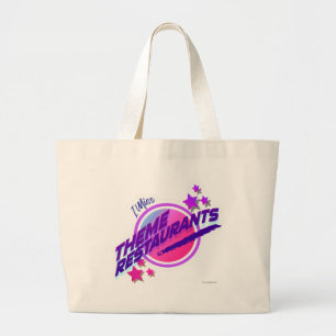 Neon Epic Themed Restaurant Logos Parody Jumbo Stoffbeutel