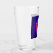Neon-Erdbeere lebendiger Glas-Look Glas (Rechts)
