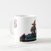 Neon-Ernte-Vogelscheuche Vektra Shift Kaffeetasse (Vorderseite Links)