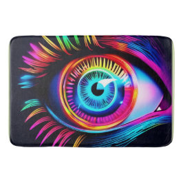 Neon Eye Dream Badematte