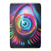 Neon Eye Dream Badematte (Vorderseite Vertikal)