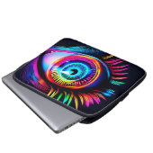 Neon Eye Dream Laptopschutzhülle (Vorne Knopf)